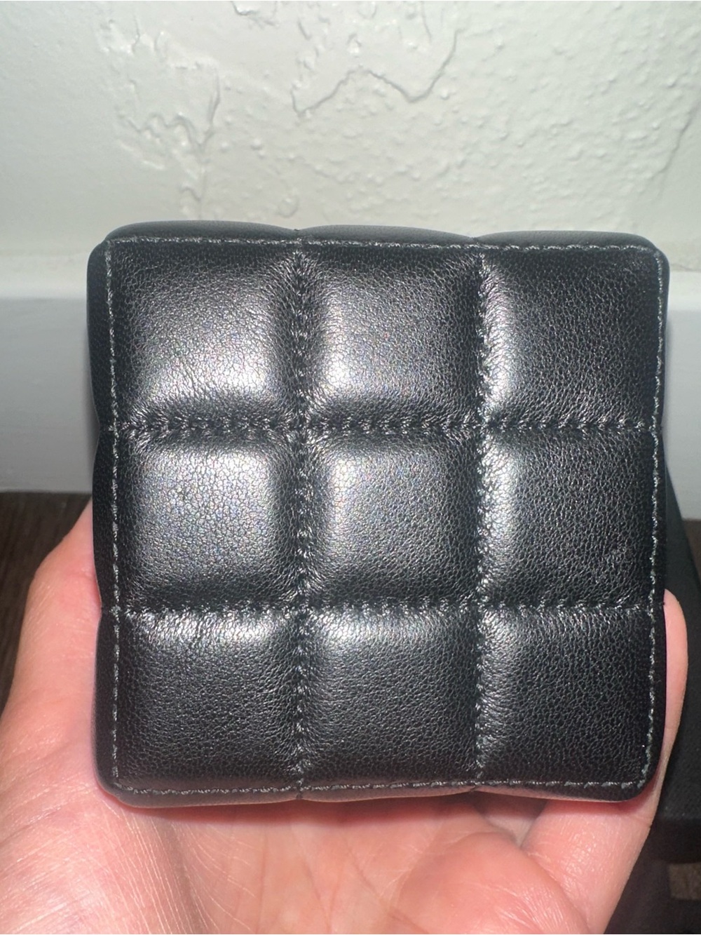 Saint Laurent Black Quilted Matelassé Mini Cube with Gold Chain - Picture 10 of 10